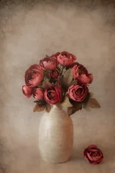 Moody Red Blooms