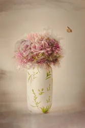 Soft Floral Butterfly