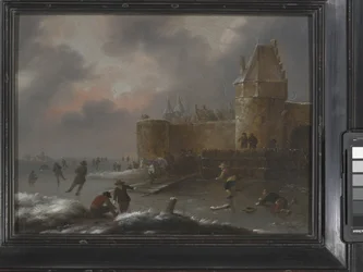 Winter Landscape with Skaters