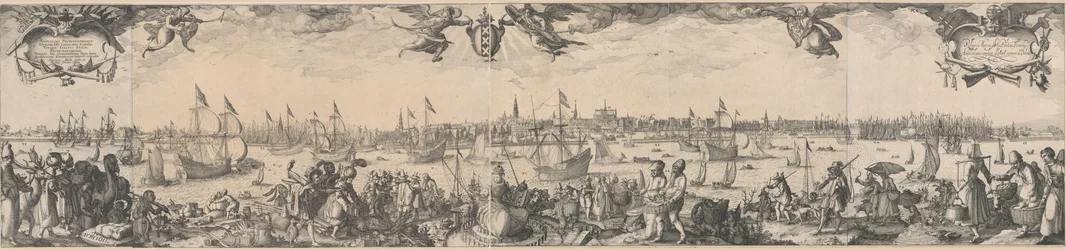Profile of Amsterdam, Seen from the IJ, Consisting of Two Parts