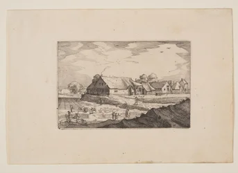 Farms and Bleaching-Fields, from Views in the Surroundings of Haarlem (Plaisante Plaetsen)