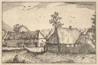 Large Sheds, plate 21 from Regiunculae et Villae Aliquot Ducatus Brabantiae