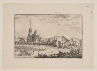 The Village Zandvoort, from Views in the Surroundings of Haarlem