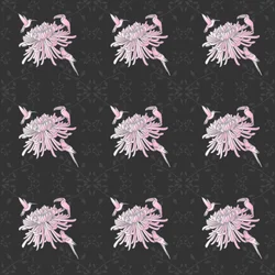 Chrysanthemum and Exotic Birds