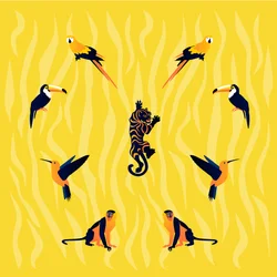Animals - Yellow and Black