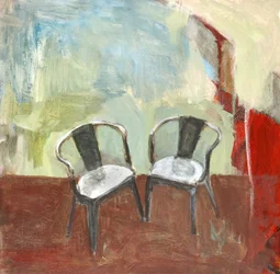 Empty Abstract Chairs