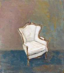 White Rococo Armchair
