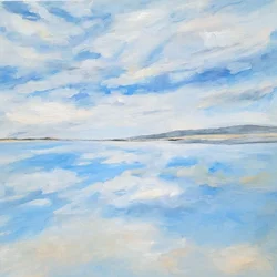 Vast Blue Sky Reflection
