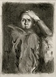 Self-Portrait with Arm Resting (Shudder)