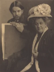 Alvin Langdon Coburn and His Mother, c.1909