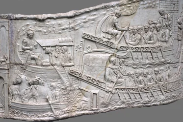 The Roman Galleys (detail)
