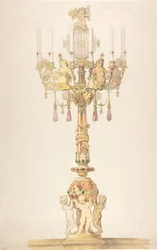Design for a Candelabra, 1810-38