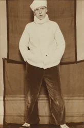 Self Portrait in Sailor Hat