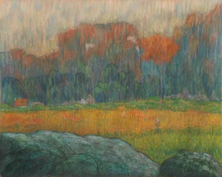 Landscape with Figure and Houses