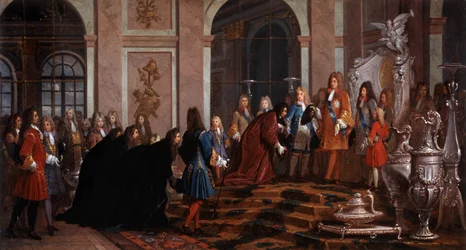 Reparation made to King Louis XIV by the Doge of Genoa