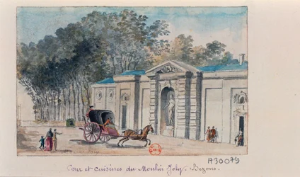 Cour et cuisines du Moulin Joly