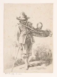 Young Bread Seller in a Landscape