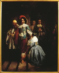 Charles I of England (1600-1649) Being Lead to Death