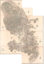 Map of the Island of Martinique, Copied from an Original Made in the Year 1763. This Copy Drawn in 1797 by C.J. Sauthier at the Age of 60.