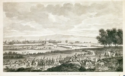 Entry of French Soldiers into Turin, c.1796