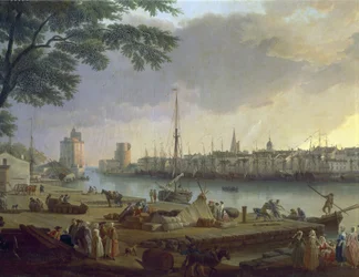 View of the Port of La Rochelle, Detail