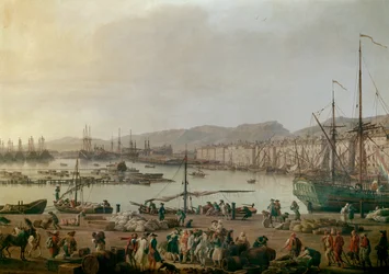 View of the Harbour of Toulon (detail)
