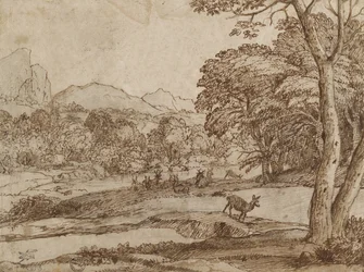 Landscape with a Herd of Deer