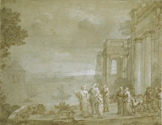 View of Carthage with Dido and Aeneas