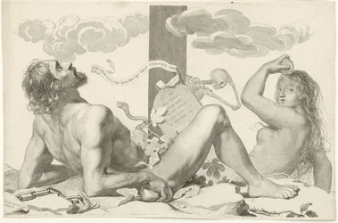 Adam and Eve at the Foot of the Cross