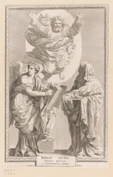 God with Personification of History and Prophecy
