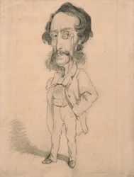 Caricature of Mario Uchard