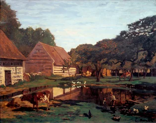Farm yard in Normandy