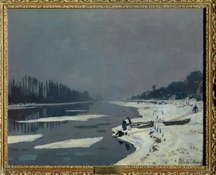 Ice Floes on the Seine at Bougival