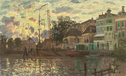 The Dam at Zaandam, Evening