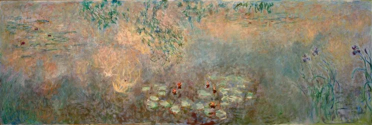 The Water Lily Pond with Irises