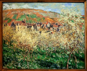 Plum Trees in Bloom at Vetheuil