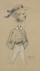 Man with a Boater Hat, 1857