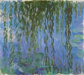 Water Lilies with Willow Branches