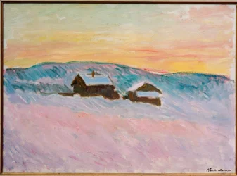 Norwegian Landscape, The Blue Houses