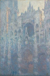 The Portal of Rouen Cathedral in Morning Light