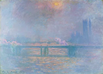 The Thames with Charing Cross Bridge