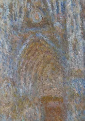 The Cathedral of Rouen, the Portal Sun Morning, Blue Harmony (detail)