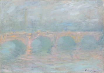 Waterloo Bridge, London, at Sunset