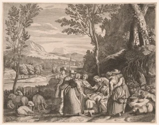 The Slap, Plate 4 from Pastorales