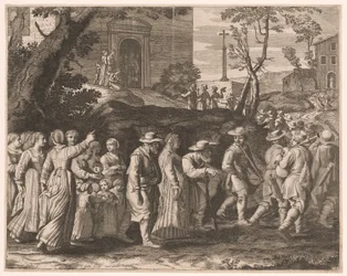 The Wedding Procession, Plate 15 from Pastorales