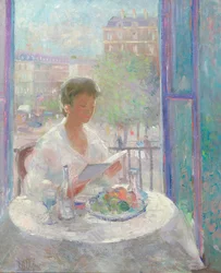 Lady Reading at an Open Window