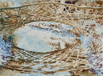 Snow on the Kingfisher Bridge, 2011
