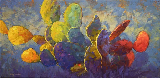 Vibrant Desert Cacti