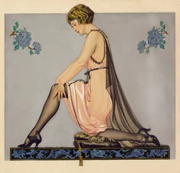 Illustration for the Holeproof Hosiery Company Brochure