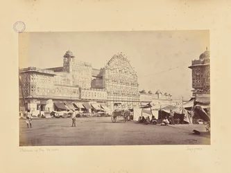 Jaypur; The Hauwa Mahal, or Palace of the Wind